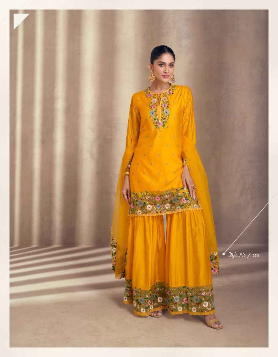 Sayuri Designer Mariyam Readymade Georgette Dress 3 pcs Catalogue