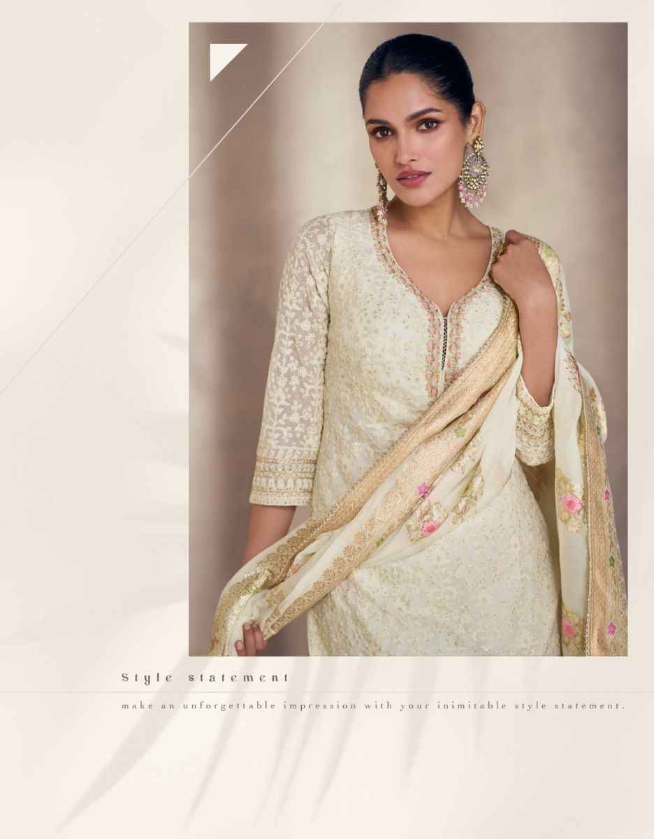 Sayuri Designer Mariyam Readymade Georgette Dress 3 pcs Catalogue