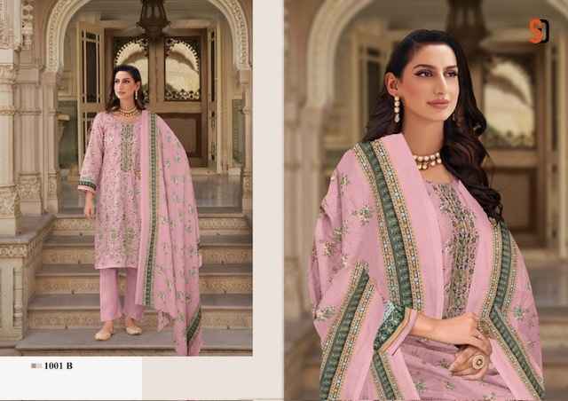 Shraddha Designer Bin Saeed Color Collection Cotton Dress Material 4 pcs Catalogue