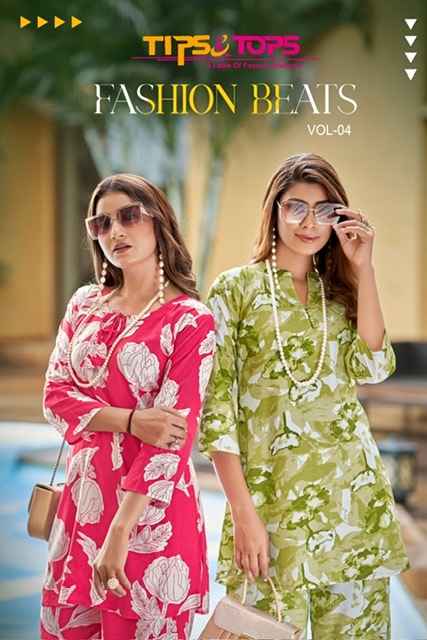 Tips & Tops Fashion Beats Vol 4 Reyon Co ord Set 6 pcs Catalogue