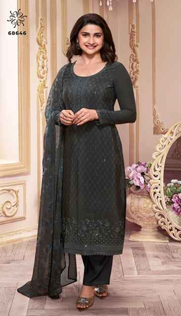 Vinay Fashion Royal Crepe 46 Crepe Dress Material 8 pcs Catalogue