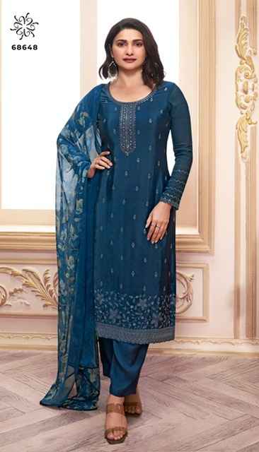 Vinay Fashion Royal Crepe 46 Crepe Dress Material 8 pcs Catalogue