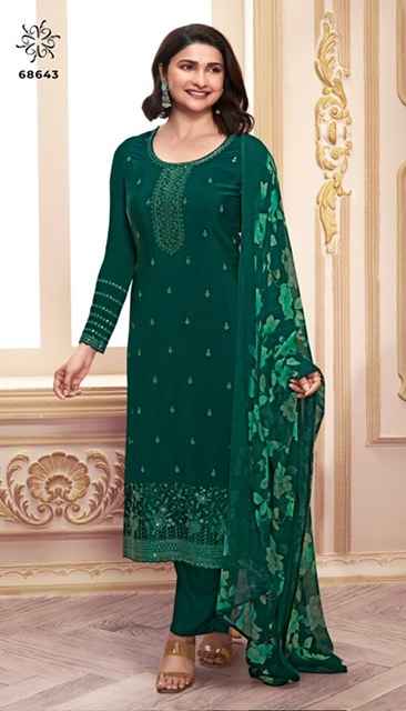 Vinay Fashion Royal Crepe 46 Crepe Dress Material 8 pcs Catalogue