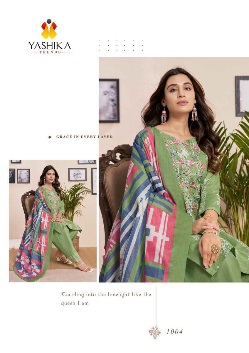Yashika Trends Simayaa Cotton Dress Material 6 pcs Catalogue