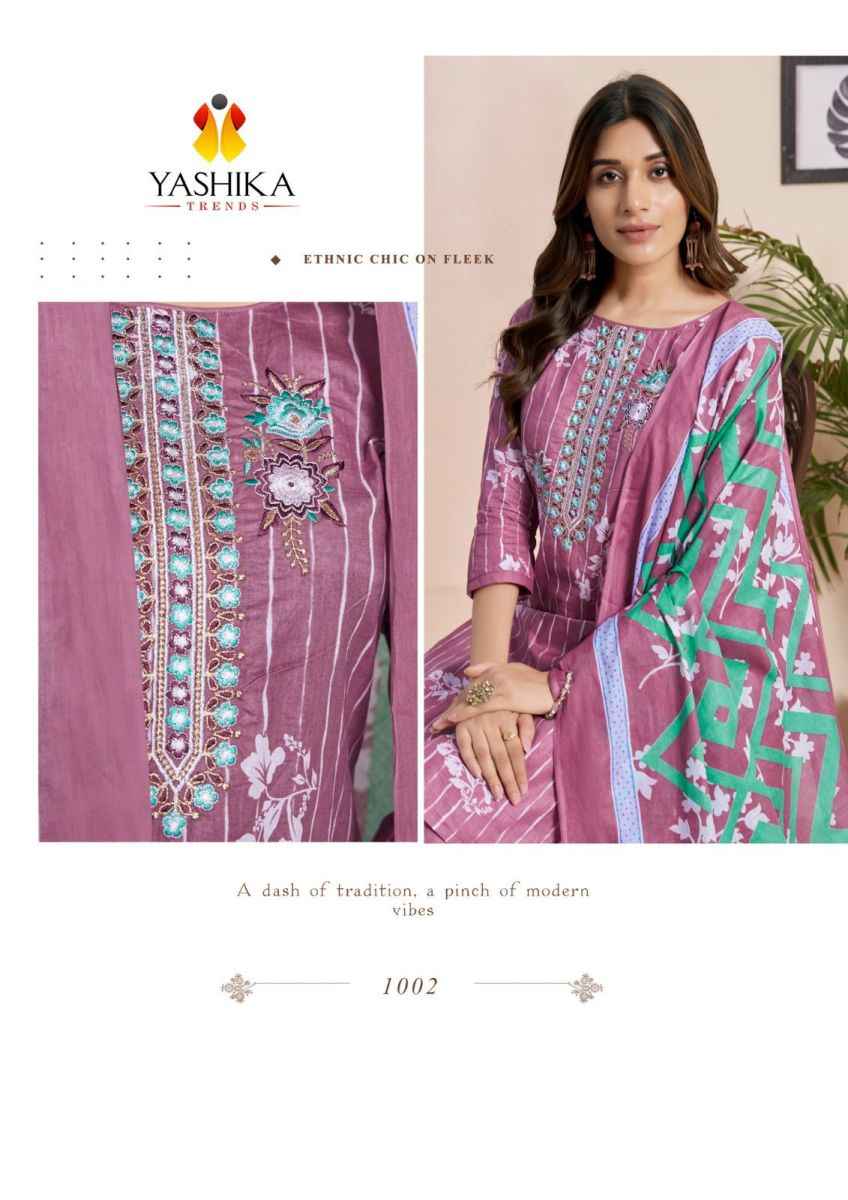 Yashika Trends Simayaa Cotton Dress Material 6 pcs Catalogue