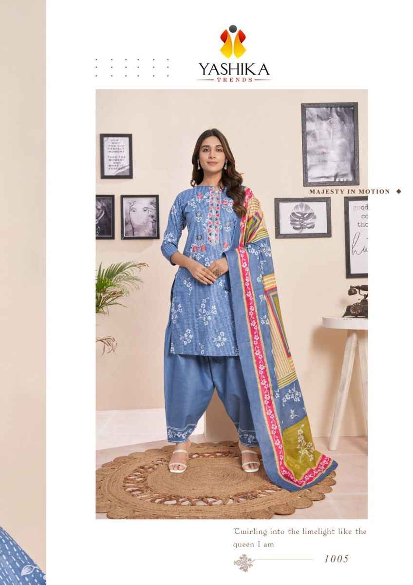 Yashika Trends Simayaa Cotton Dress Material 6 pcs Catalogue