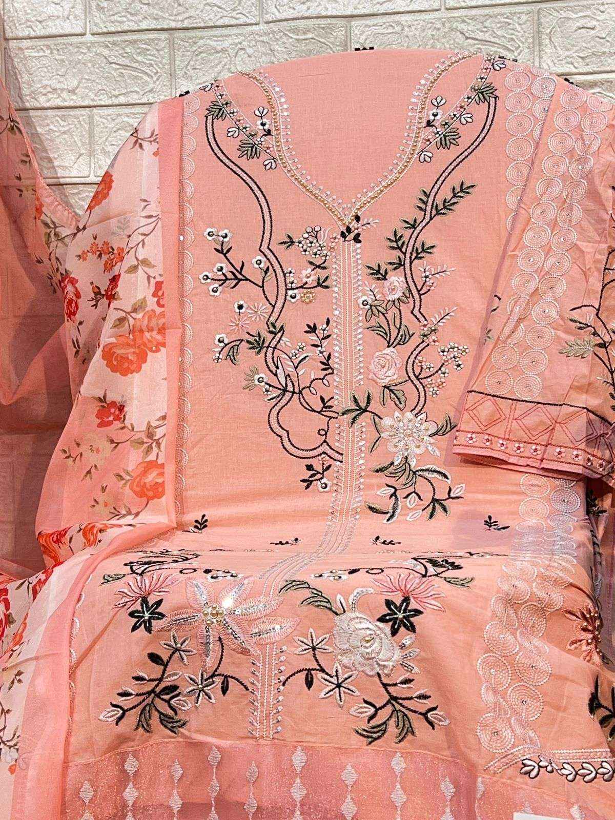 Zaha Inara Vol 1 Cotton Dress Material 5 pcs Catalogue