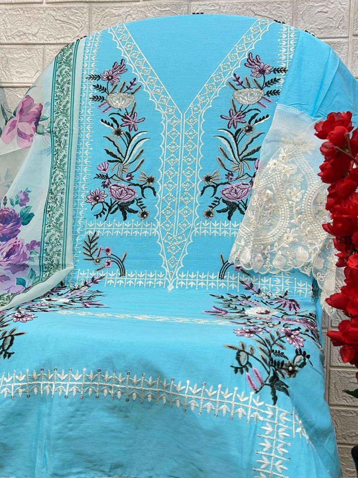 Zaha Inara Vol 1 Cotton Dress Material 5 pcs Catalogue