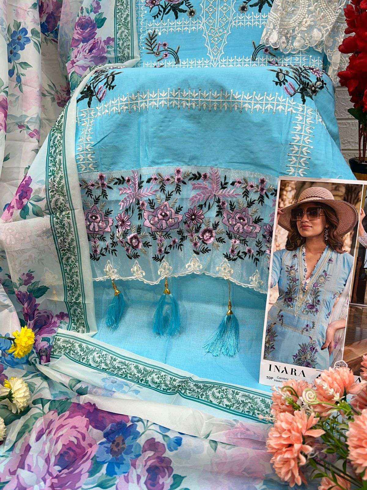 Zaha Inara Vol 1 Cotton Dress Material 5 pcs Catalogue
