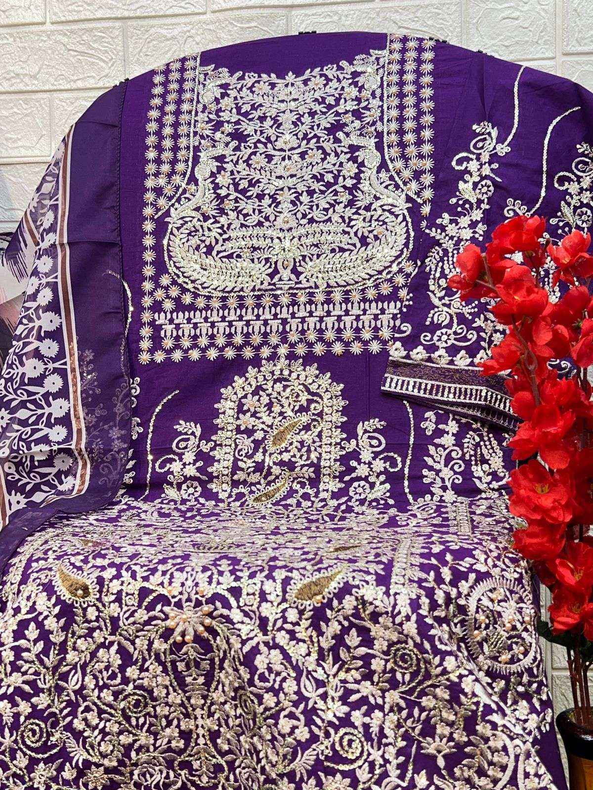 Zaha Inara Vol 1 Cotton Dress Material 5 pcs Catalogue