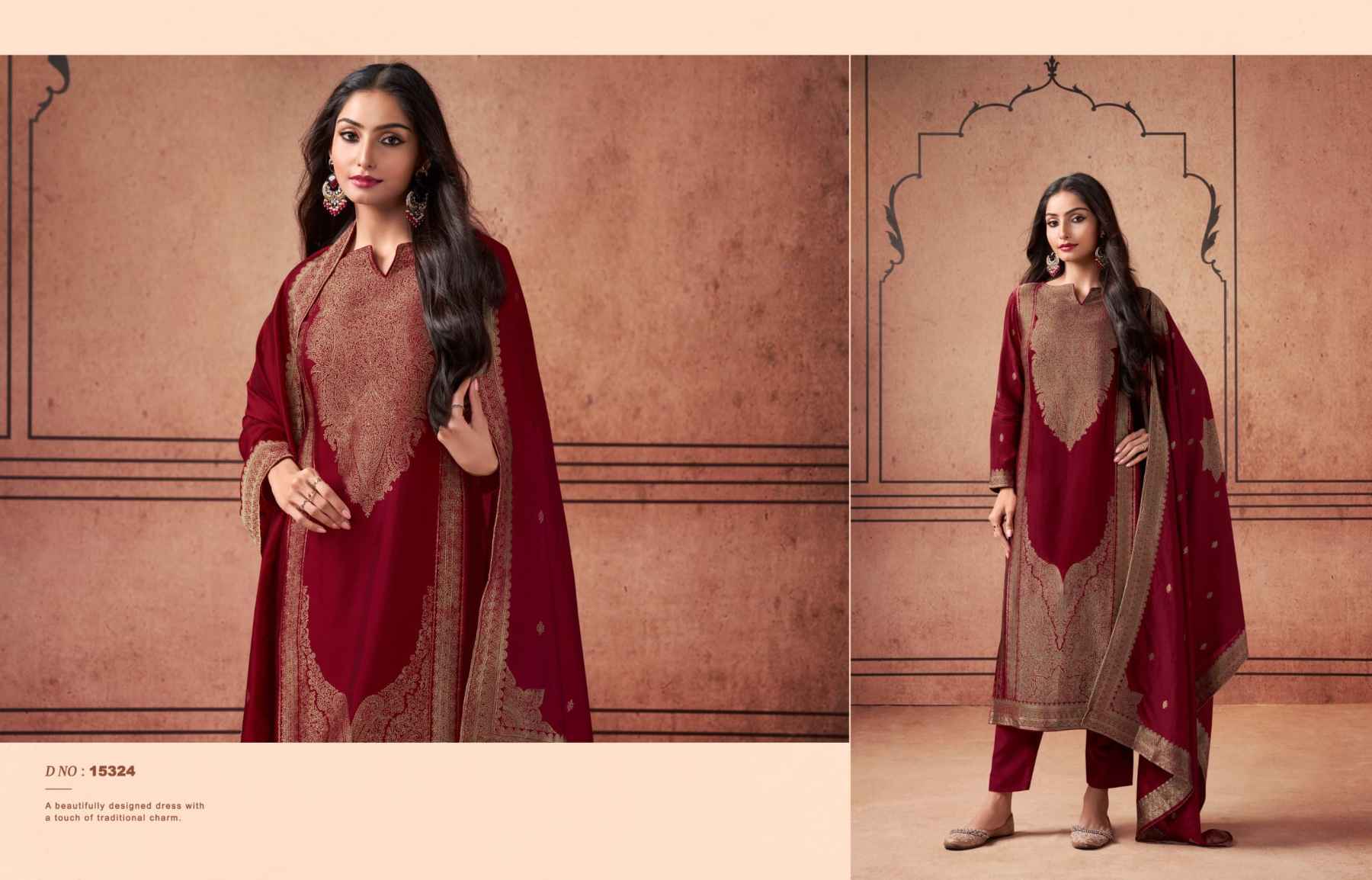 Zisa Silky Vol 5 Bamberg Silk Dress Material 4 pcs Catalogue