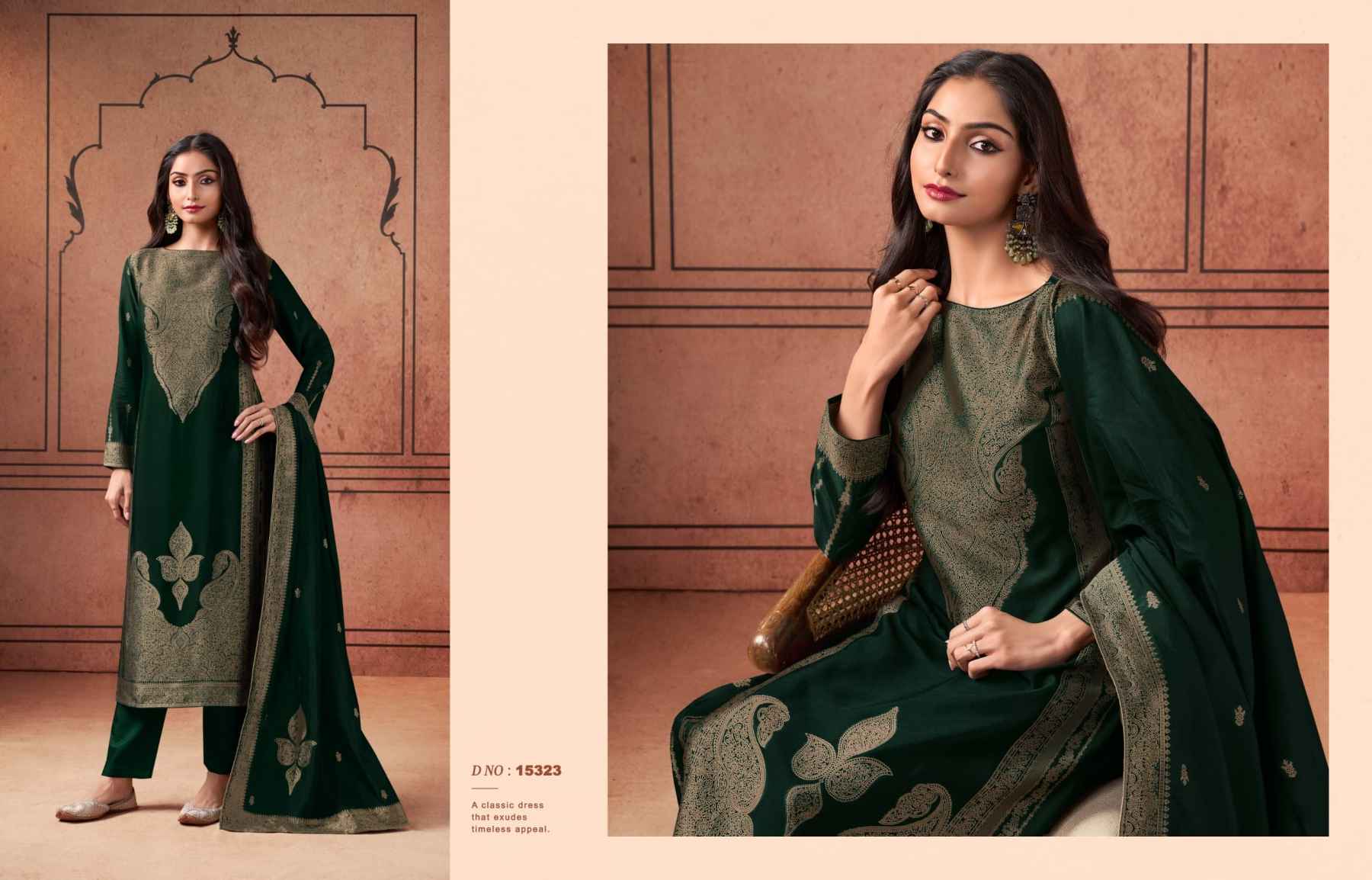 Zisa Silky Vol 5 Bamberg Silk Dress Material 4 pcs Catalogue