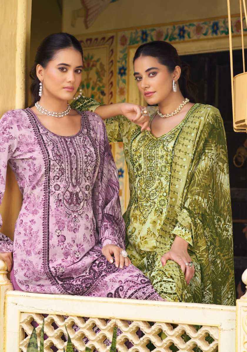 Alok Al Karam Cotton Dress Material 8 pcs Catalogue