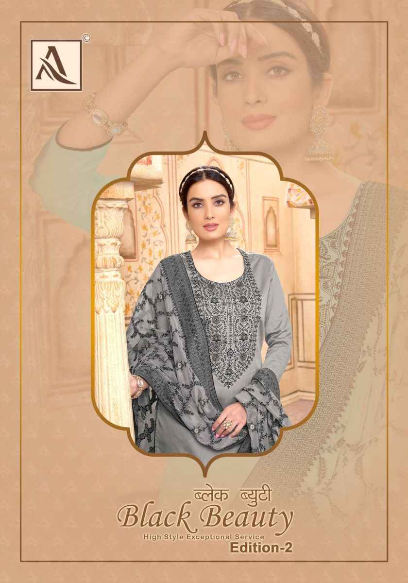 Alok Black Beauty Edition 2 Cotton Dress Material 6 pcs Catalogue