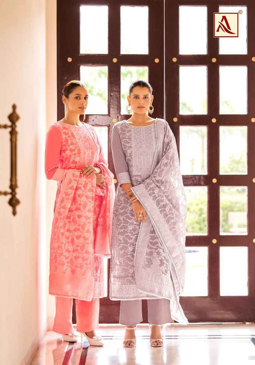 Alok Elegant Touch Edition 3 Jacquard Dress Material 6 pcs Catalogue