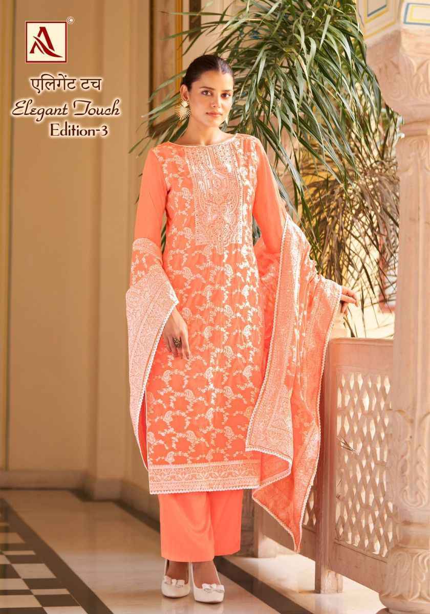 Alok Elegant Touch Edition 3 Jacquard Dress Material 6 pcs Catalogue