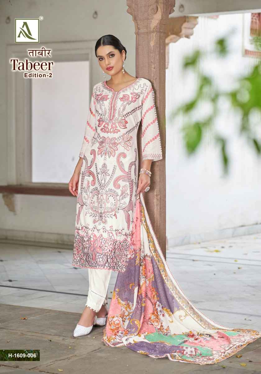 Alok Tabeer Edition 2 Cambric Lawn Dress Material 6 pcs Catalogue