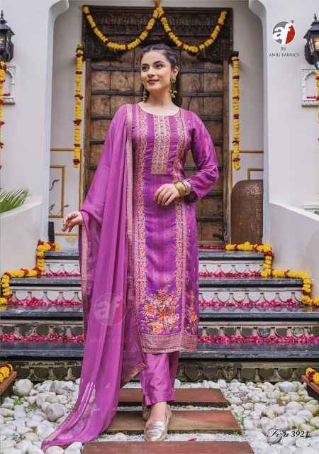 Anju Fabrics Fiza Vol 2 Readymade Jacquard Suit 5 Pc Catalog