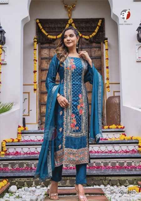 Anju Fabrics Fiza Vol 2 Readymade Jacquard Suit 5 Pc Catalog