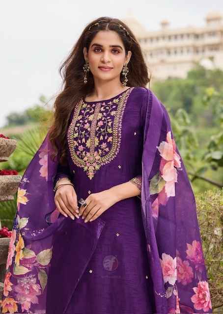 Anju Fabrics Ghunghat Vol 11 Readymade Silk Dress 6 pcs Catalogue