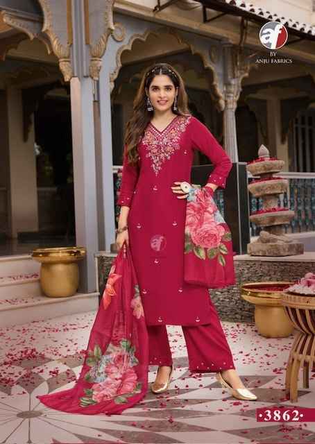 Anju Fabrics Ghunghat Vol 11 Readymade Silk Dress 6 pcs Catalogue