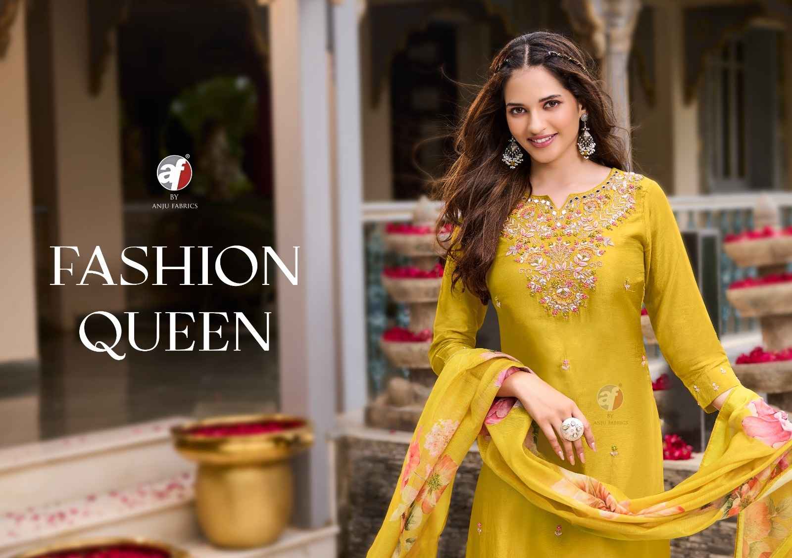 Anju Fabrics Ghunghat Vol 11 Readymade Silk Dress 6 pcs Catalogue