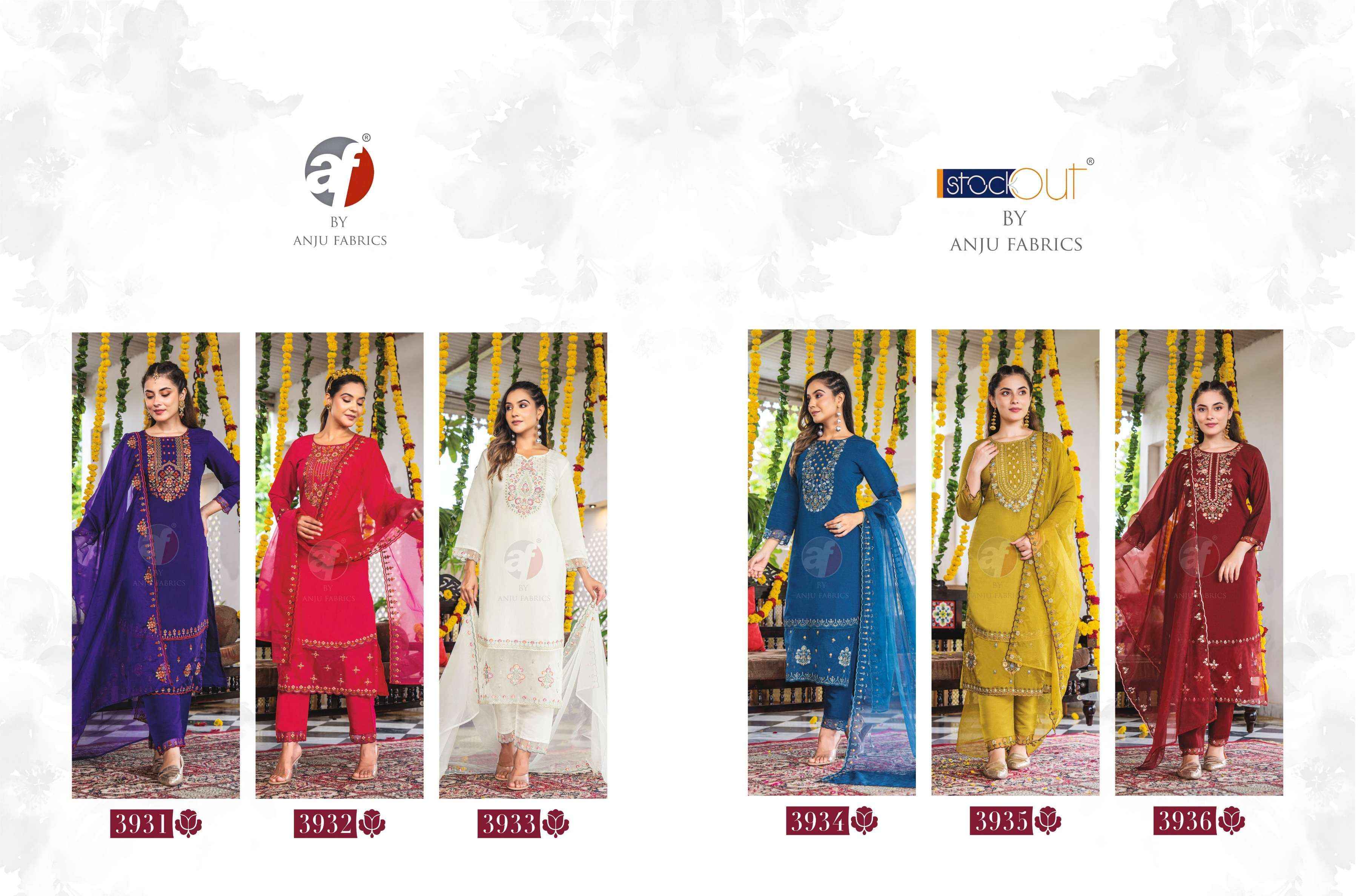 Anju Fabrics Sundari Vol 2 Modal Silk Kurti Combo 6 pcs Cataloguue