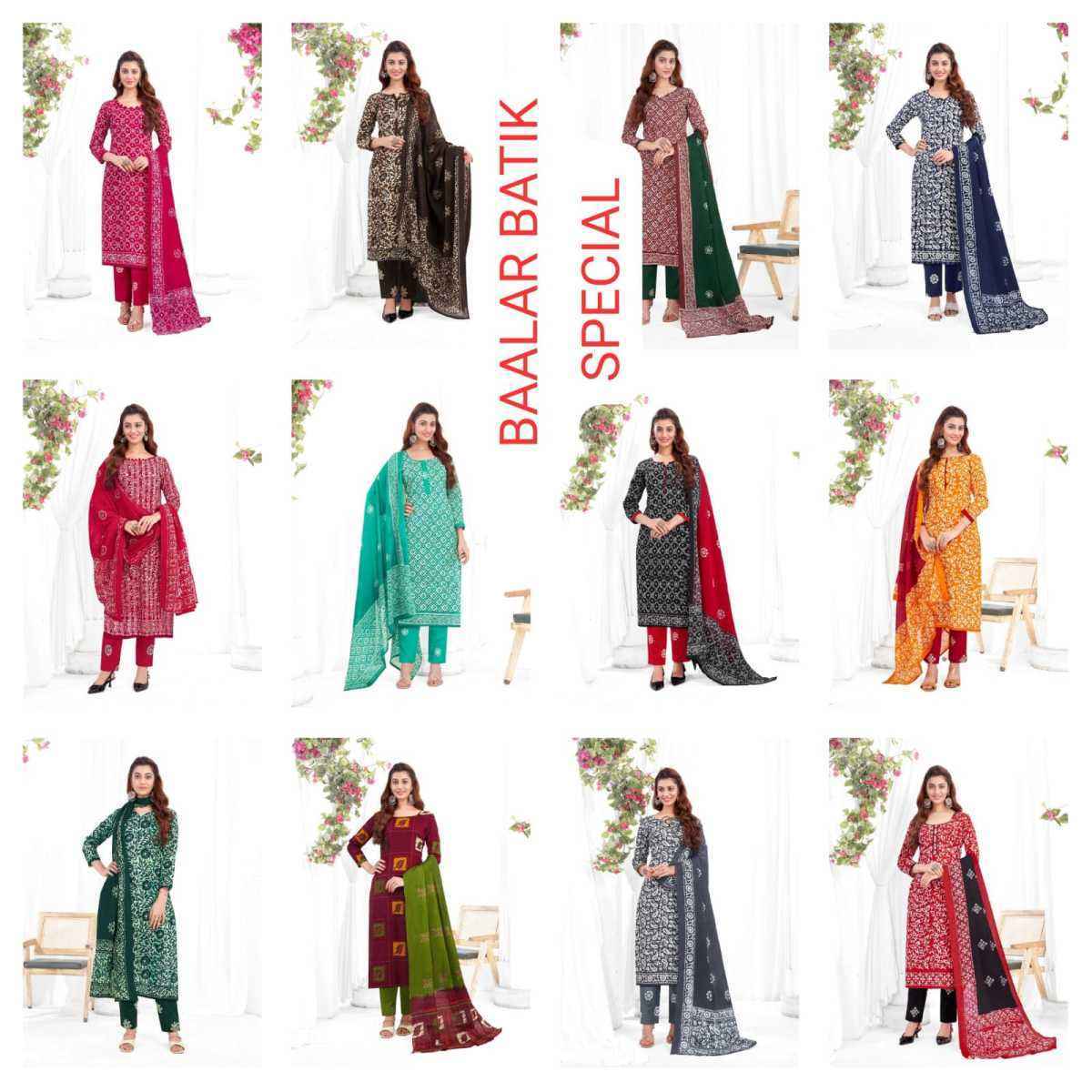 Baalar Batik Special Vol-3 Readymade Cotton Dress 12 pcs Catalogue
