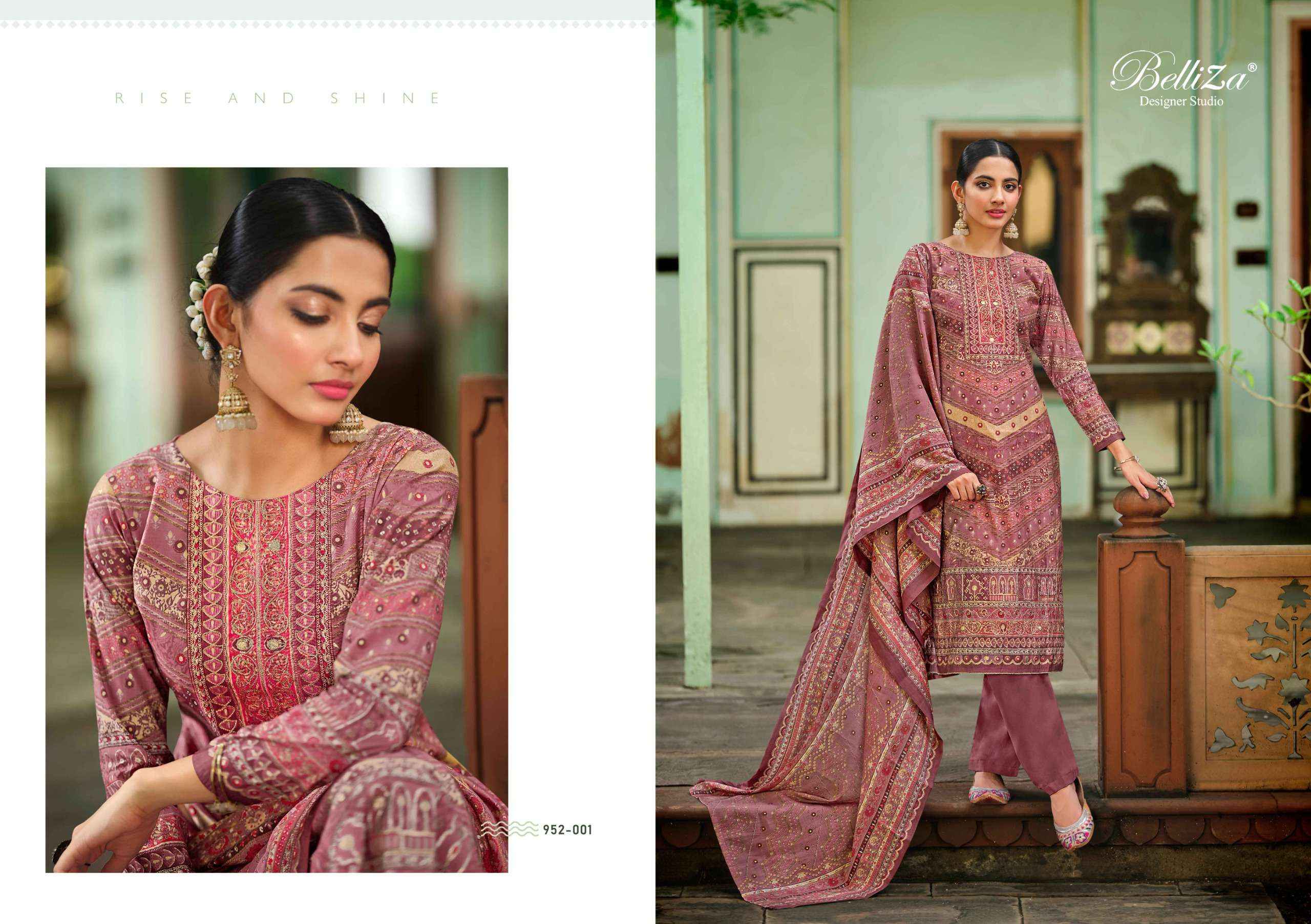 Belliza Shayoni Modal Dress Material 6 pcs Catalogue