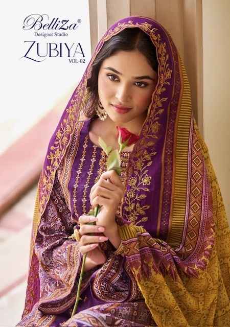 Belliza Zubiya Vol 2 Cotton Dress Material 8 pcs Cataloge