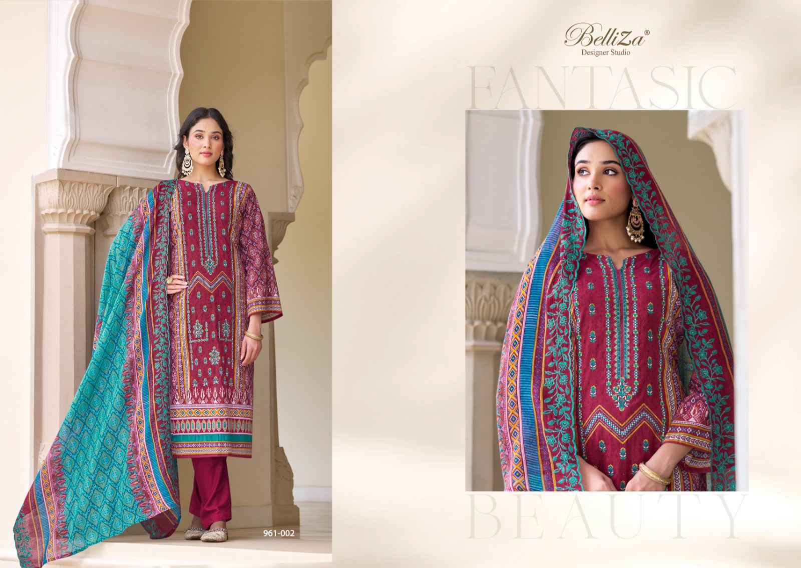 Belliza Zubiya Vol 2 Cotton Dress Material 8 pcs Cataloge