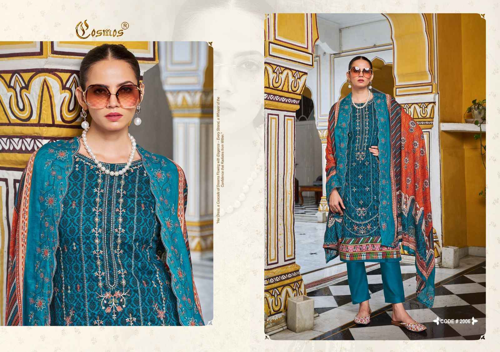 Cosmos Bin Saeed Vol 2 Cotton Dress Material 8 pcs Catalogue