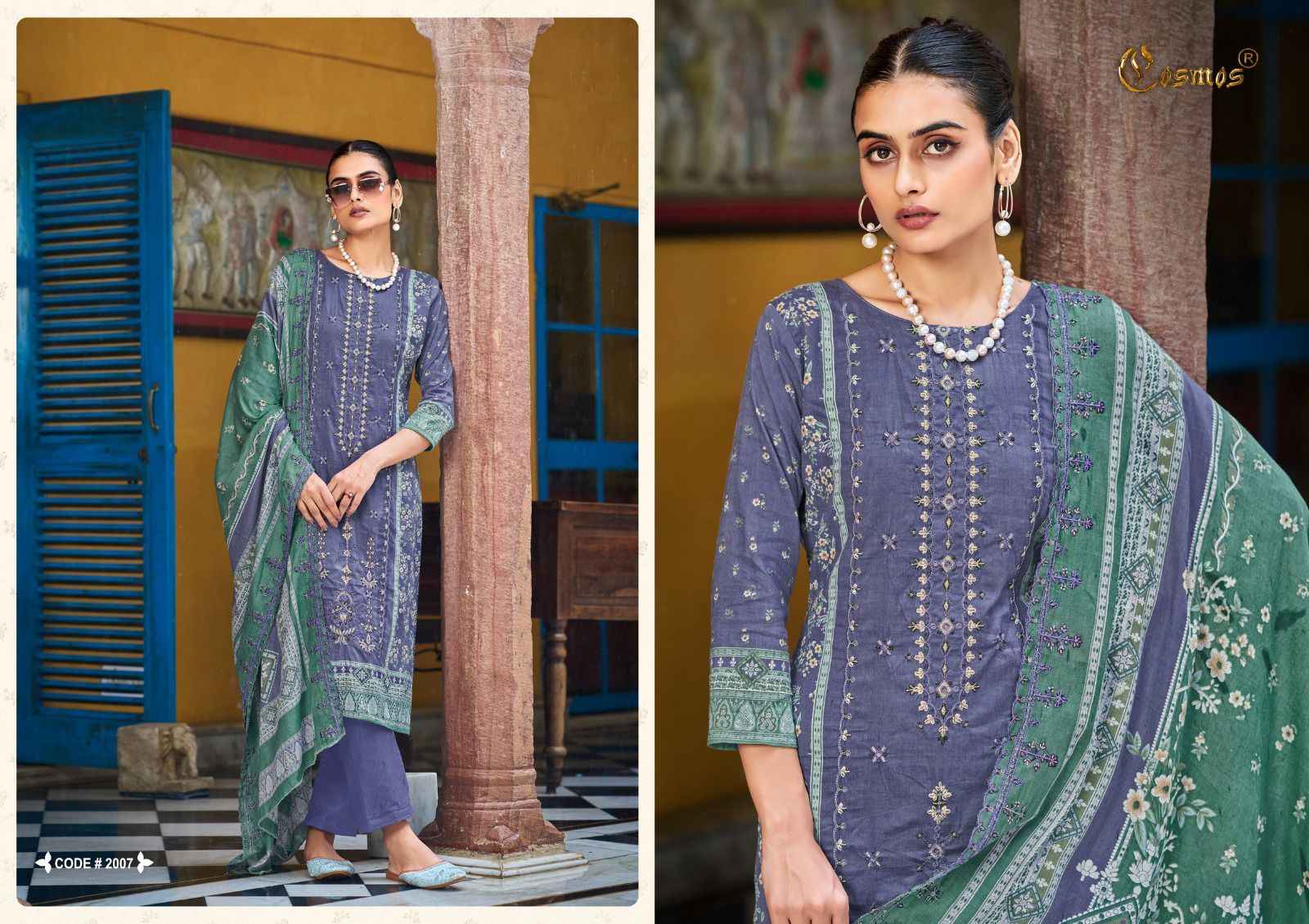 Cosmos Bin Saeed Vol 2 Cotton Dress Material 8 pcs Catalogue