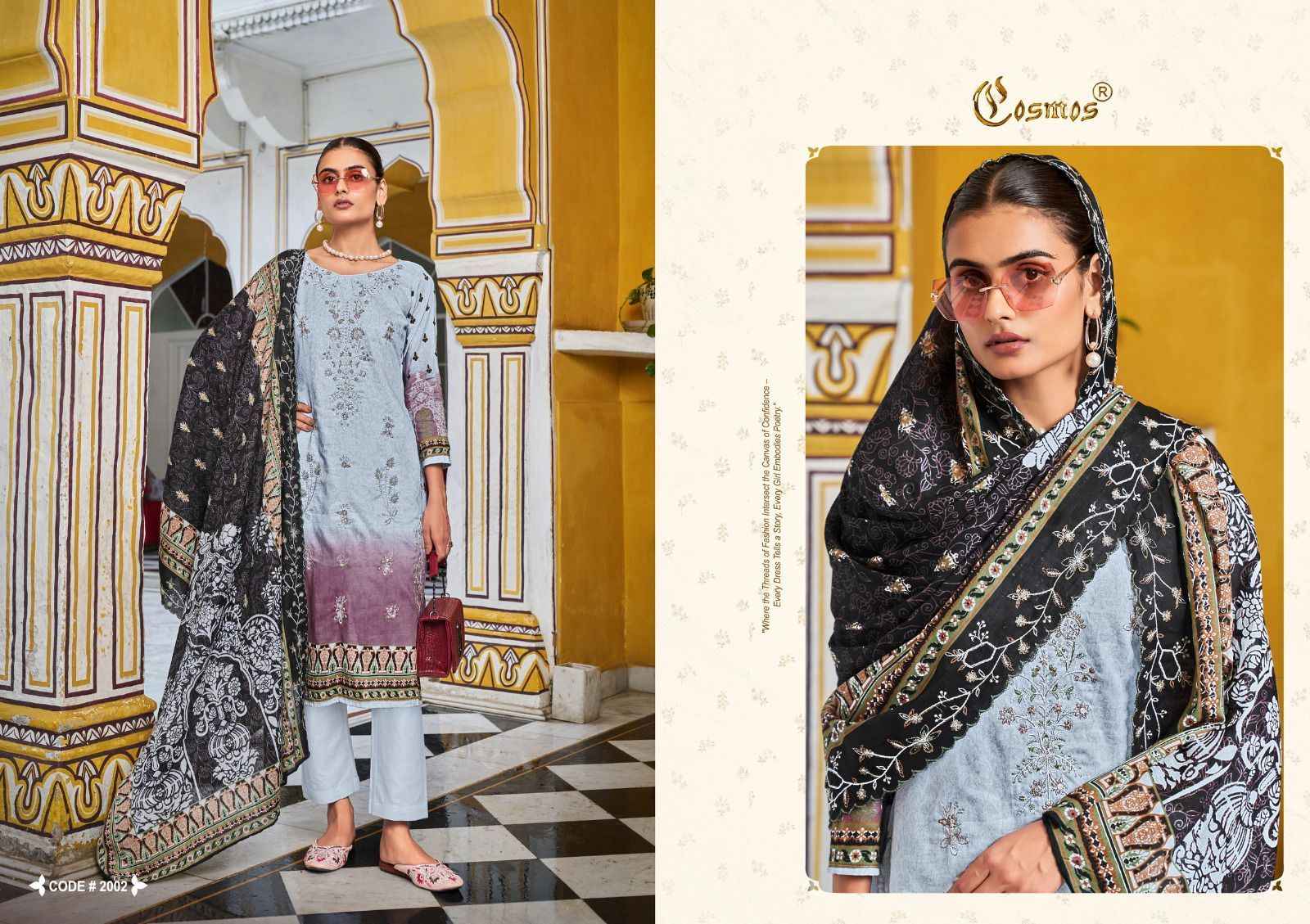 Cosmos Bin Saeed Vol 2 Cotton Dress Material 8 pcs Catalogue