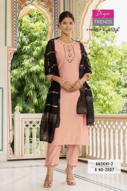 Diya Trends Anokhi Vol 2 Modal Silk Kurti Combo 8 pcs Catalogue