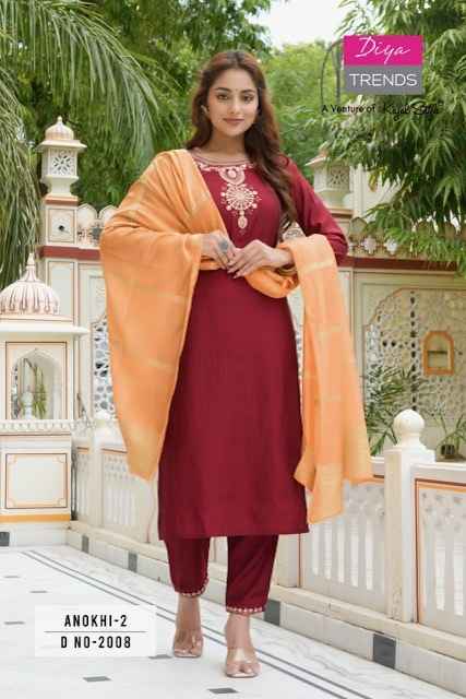 Diya Trends Anokhi Vol 2 Modal Silk Kurti Combo 8 pcs Catalogue