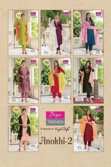 Diya Trends Anokhi Vol 2 Modal Silk Kurti Combo 8 pcs Catalogue