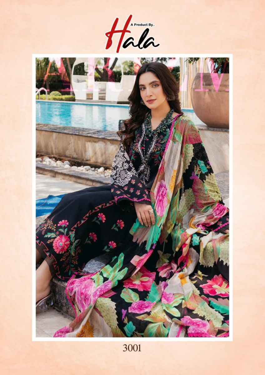 Hala Ramsha Vol-3 Cotton Dress Material 6 pc Cataloge