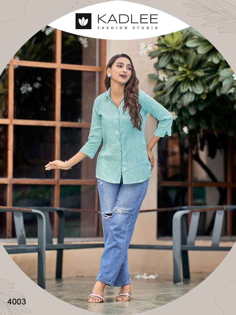 Kadlee Star Light Short Rayon Kurti 6 pcs Catalogue