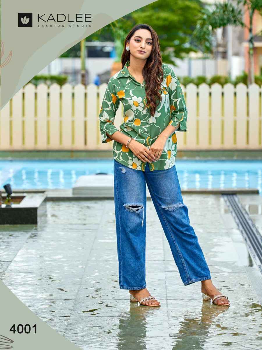 Kadlee Star Light Short Rayon Kurti 6 pcs Catalogue