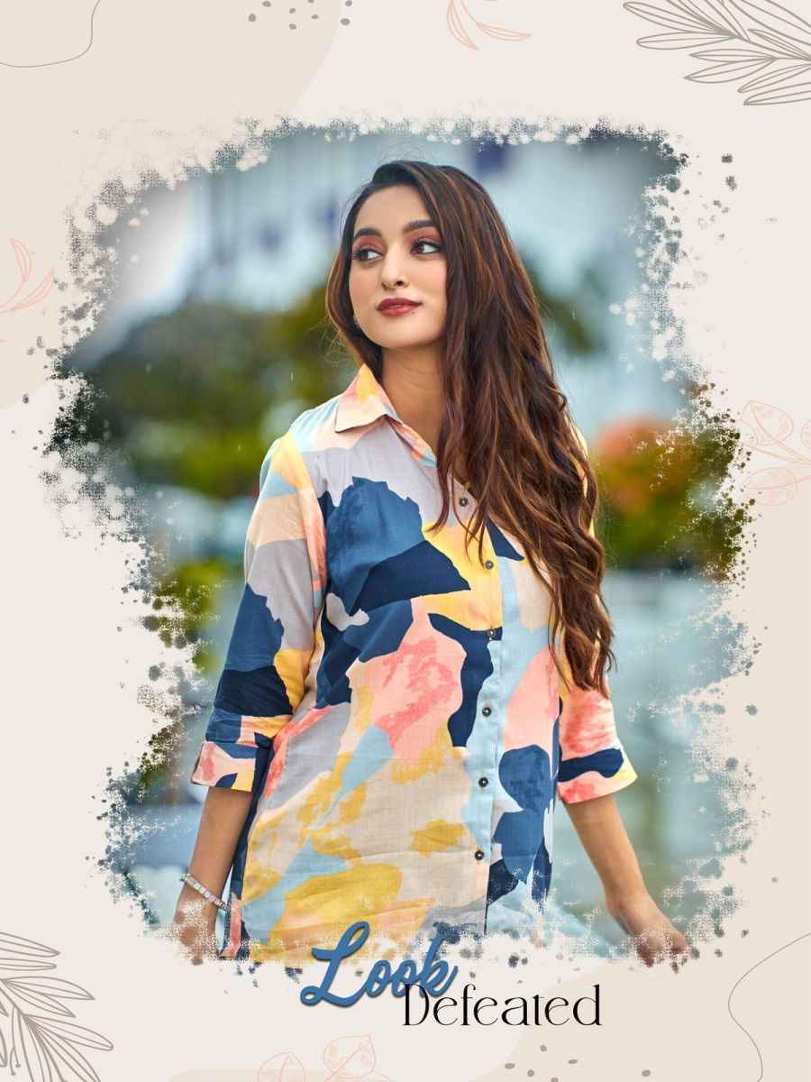 Kadlee Star Light Short Rayon Kurti 6 pcs Catalogue