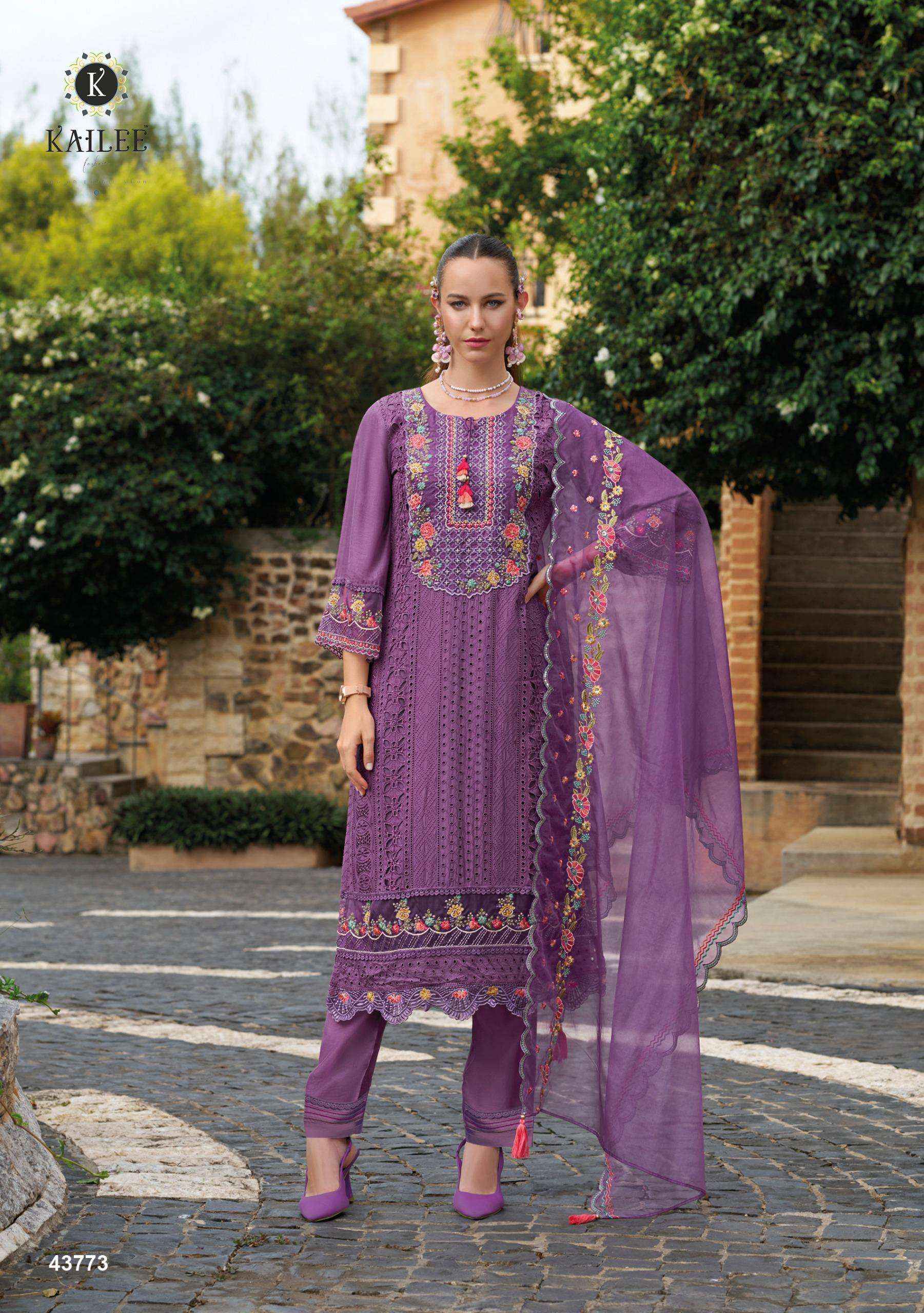 Kailee Fashion Safarnama Vol 5 Viscouse Kurti Combo 6 pcs Catalogue