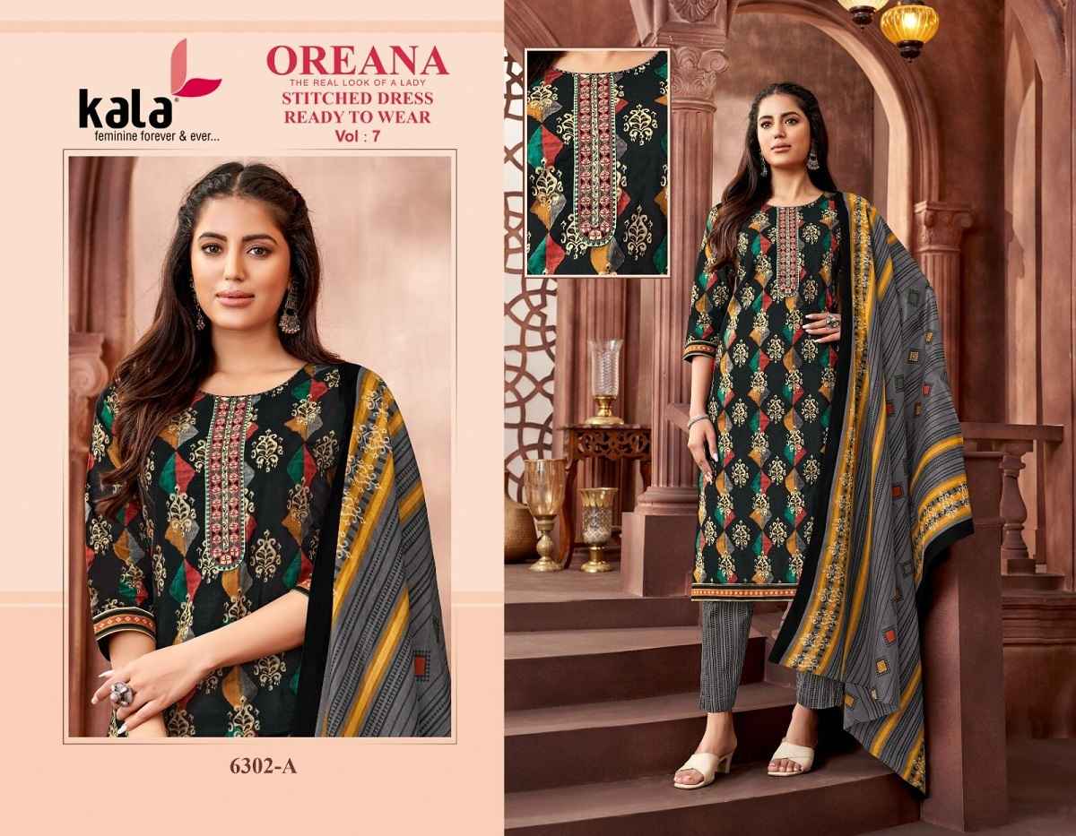 Kala Oreana Vol 7 Readymade Cotton Dress 12 pcs Catalogue