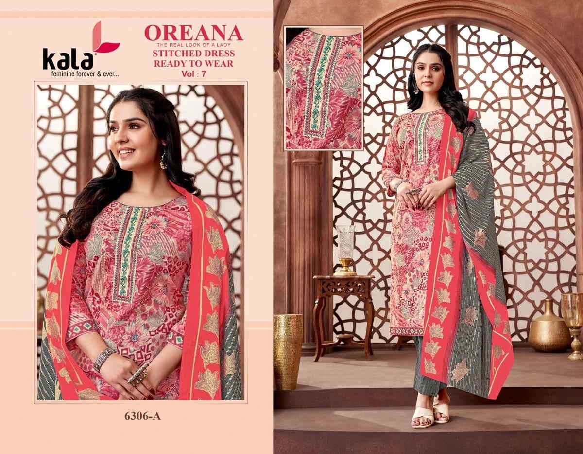 Kala Oreana Vol 7 Readymade Cotton Dress 12 pcs Catalogue