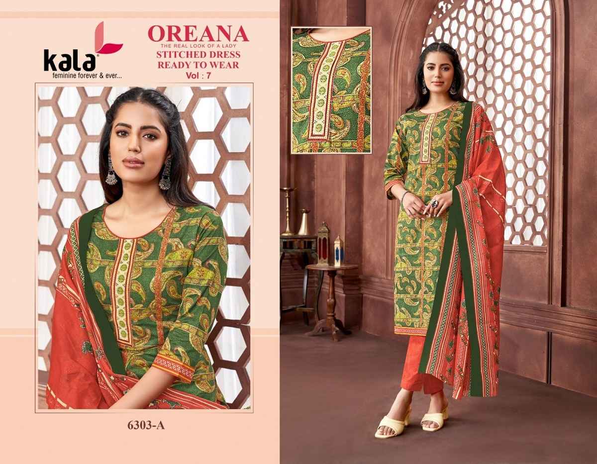 Kala Oreana Vol 7 Readymade Cotton Dress 12 pcs Catalogue