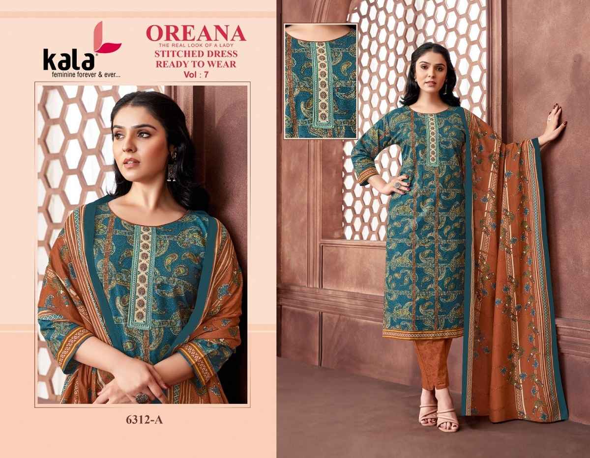 Kala Oreana Vol 7 Readymade Cotton Dress 12 pcs Catalogue