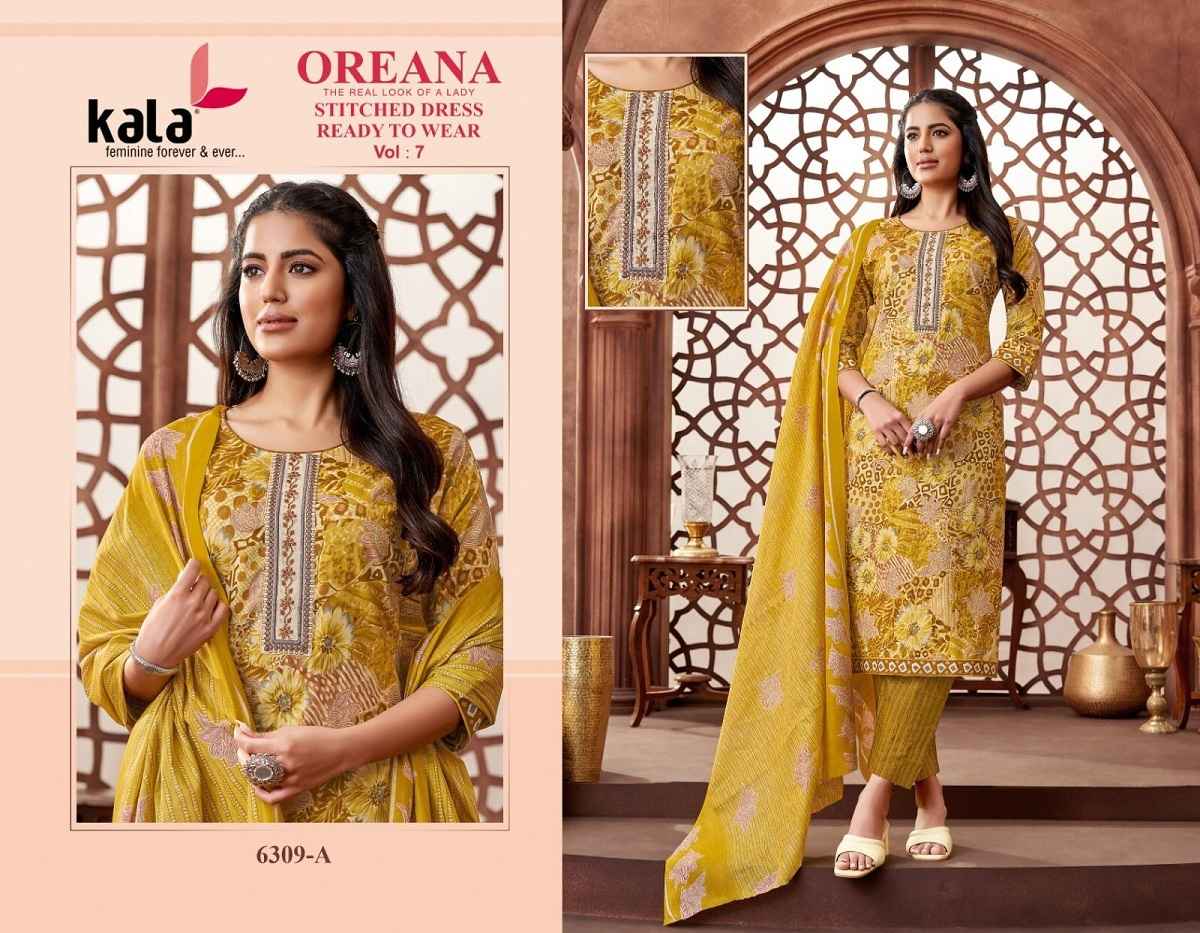 Kala Oreana Vol 7 Readymade Cotton Dress 12 pcs Catalogue