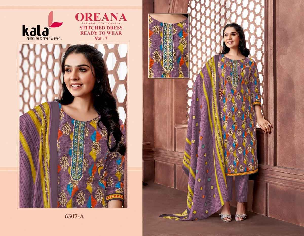 Kala Oreana Vol 7 Readymade Cotton Dress 12 pcs Catalogue