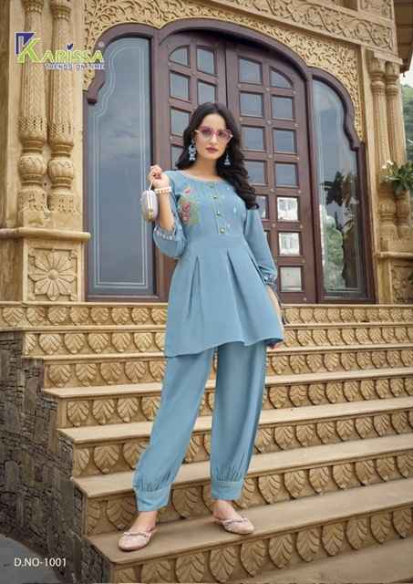 Karissa Celina Viscose Kurti With Bottom 6 pcs Catalogue
