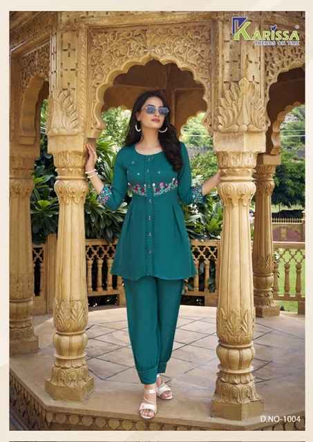 Karissa Celina Viscose Kurti With Bottom 6 pcs Catalogue